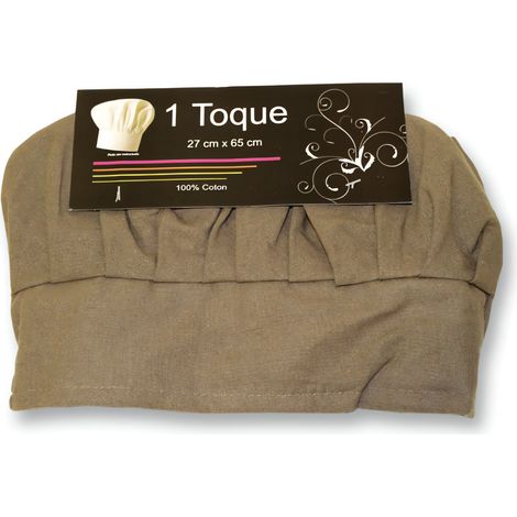 Toque taupe 27x65 cm