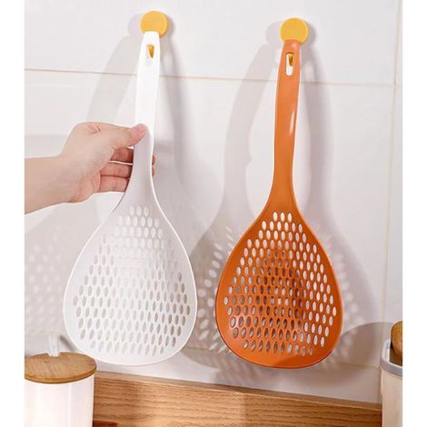 écumoire en Avec Spider, Louche Passoire Cuisine, Professionnels Passoire et Ecumoire ou Huile CuillèRe AjouréE Pour (1/5)