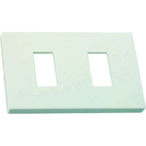 Placca 2 posti Venus mm 115x80h - Modello 1862.2F.B - 20 pz - MARLANVIL