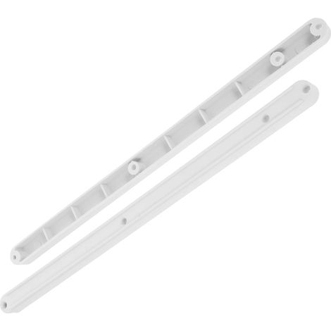 Glissière de Guidage de Tiroir Plastique 2pcs 298mm, Rails Latéraux pour Tiroirs d'Armoire, Utilisation Polyvalente pour Meubles de Cuisine (1/5)