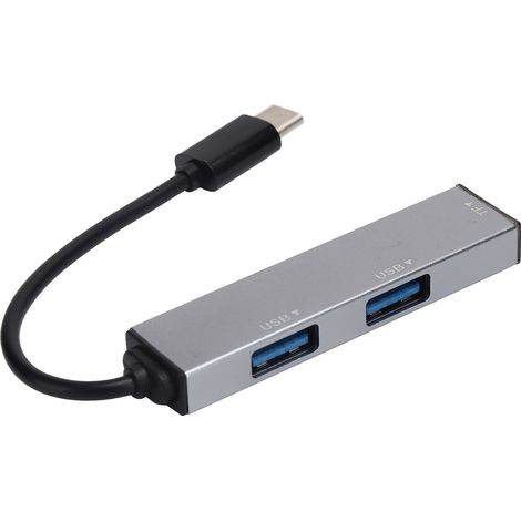Station d'extension USB-C 3 ports avec lecteur de cartes SD et ports USB supplémentaires (1/5)
