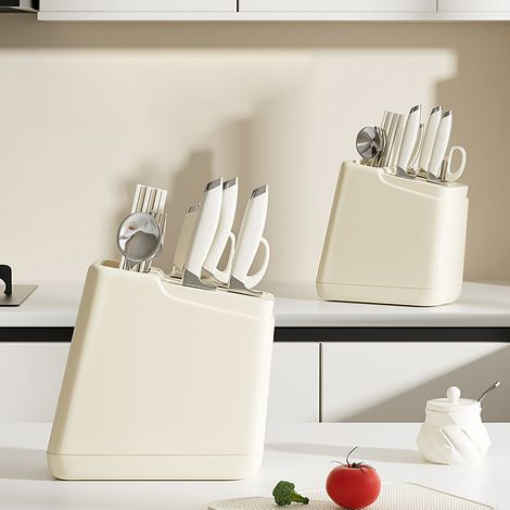 Porte-couteaux multifonctionnel, robuste et élégant, avec support stable et haute résistance pour baguettes, idéal pour la cuisine et la maison. (1/5)