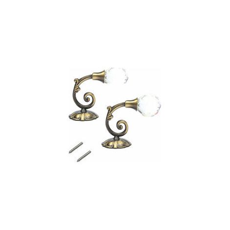 PCS Bronze Crystal Clear Curtain Wall Tiebacks Tassel Curtain Tieback Hook Drapery Tiebacks Hook Clothes Coat Hat Towel Rack Hanger (1/5)