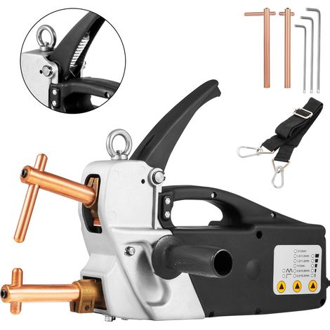 Poste à souder électrique 400V portable, épaisseur de soudure maximale 2,0 + 2,0 mm, soudeur pour plastique et métal (1/5)