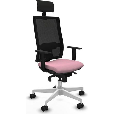 Piqueras et Crespo 1D026N1 Chaise de bureau rose confortable (1/3)