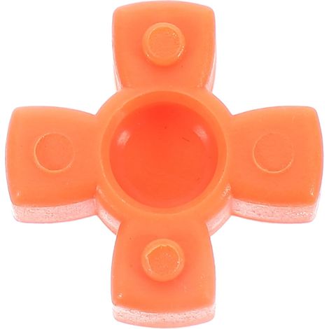Coussin D'accouplement à Mâchoire Flexible Réduit Vibrations en Caoutchouc Orange, Forme Prune 20mm pour Kit D'accouplement à Griffes en L et Imprimante 3d (1/5)