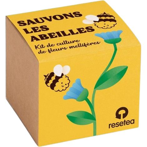 Kit de culture de fleurs mellifères – Sauvons les abeilles (1/3)