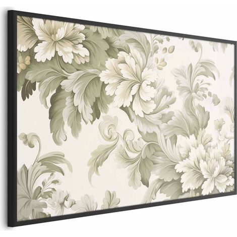 Poster – Vintage-Blumen in leuchtenden Farben (1/4)