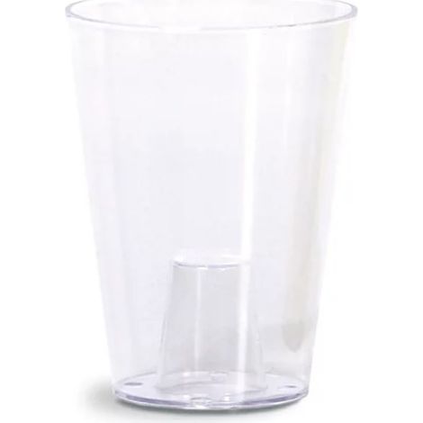 Pot de fleurs transparent en Prosperplast Coubi Orchid DUS130P