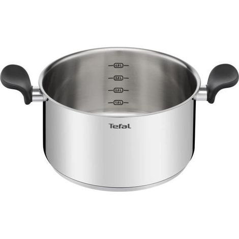 Faitout inox 24cm avec couvercle - Tefal - e3084604 (1/5)