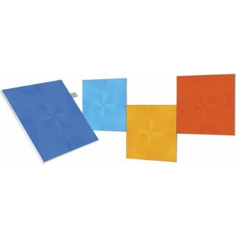 NANOLEAF NL29-0001SW-4PK PANNEAUX LUMINEUX CARRÉS INTELLIGENTS, PLASTIQUE, 4 W, BLANC (1/3)