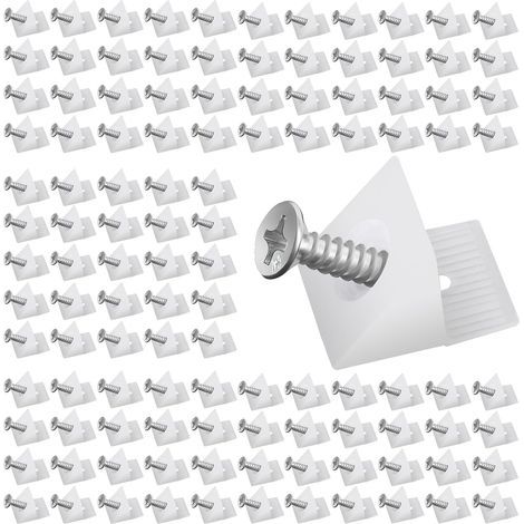 120 plastic drawer wedges, rear stabilizer connectors, lower drawer connectors (with screws) (1/5)