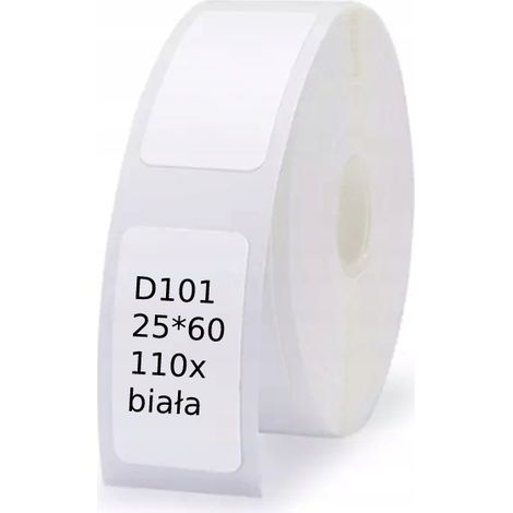 Etichette autoadesive NIIMBOT per D101 25 x 60 mm, 110 pezzi