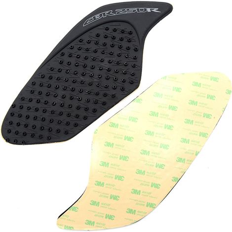 Anti-slip stickers for fuel tank, knee pads and side handles of Honda CBR250R 2010-2016.