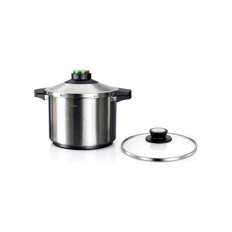 Pentola a pressione elma prest acciaio inox 8 litri