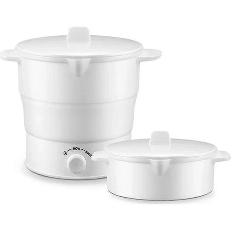 Multi pliable silicone pot pour voyage bouilloire électrique Cook pot eau bouilloire camping électrique pot UE prise (1/5)