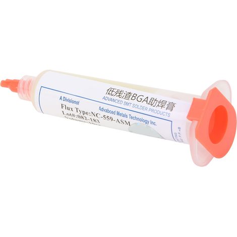 Pâte à souder à faible résidu, flux de soudage NC-559-ASM avec outil de distribution à aiguille (1/5)