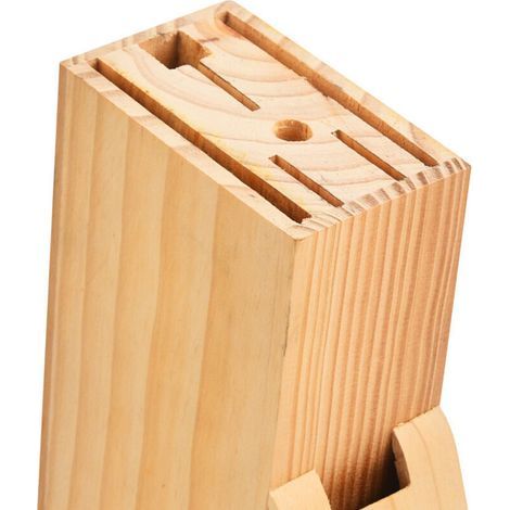 Basics Bloc de couteaux Porte-couteau de cuisine multi-prises porte-couteau à bûches (1/3)