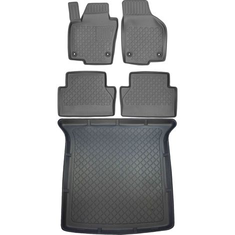 Volkswagen Sharan II Van desde 09.2010 SET - alfombrillas para coche + alfombrilla para maletero (1/5)