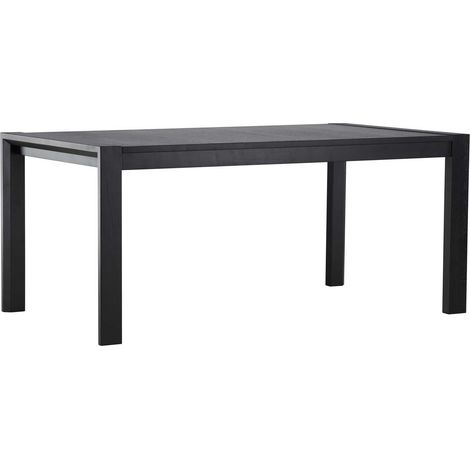 Slider table de salle à manger avec rallonge 95x250 cm noir. (1/4)