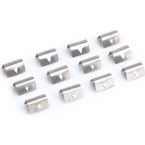 Clips de fixation en acier inoxydable pour déflecteur de pluie et de vent Heko G3 SNED (4, 6 ou 12 pièces) - Accessoires auto YC101529-SL12PCS (1/5)