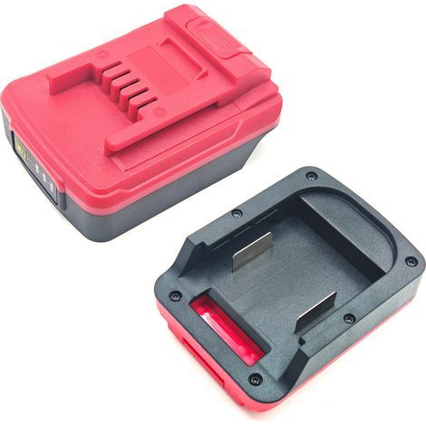 Adaptateur convertisseur compatible avec la batterie Bosch 18 V Li-Ion vers batterie Li-ion Einhell 18 V (sans batterie) (1/3)