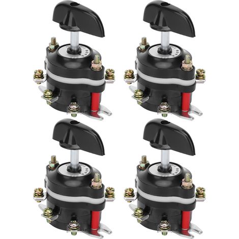 Lot de 4 interrupteurs rotatifs universels à combinaison inverseuse HZ10D-10/3 220-380 V 10 A (1/5)