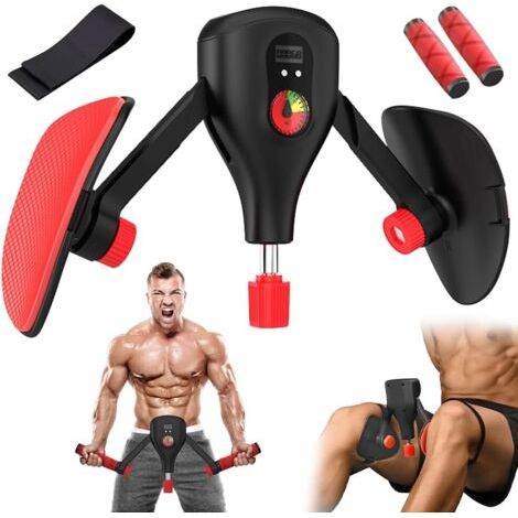 Appareil d'entraînement pour les cuisses, les cuisses, le plancher pelvien, pour homme et femme, pour la maison, 35 lb, pour le plancher pelvien, les hanches, les bras, les fessiers (1/5)