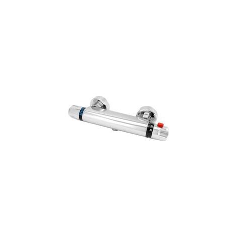 mitigeur douche thermostatique, sortie de vanne G1/2 ", gauche chaude droite froide, mitigeur de douche en laiton, contrôle de température constant pour salle de bain