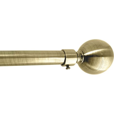 Utilia BASTONE PER TENDE GLOBO Estensibile cm. 71÷122 col. Oro antico