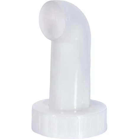 Raccord de robinet de vidange pour bec verseur d'extension IBC, filetage grossier S80, facile à installer pour fût IBC d'une tonne (1/4)