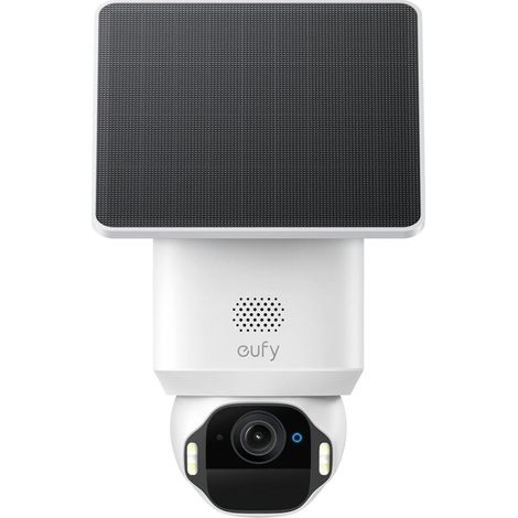 Caméra de surveillance extérieure solaire eufy Security SoloCam E42 4K WiFi IA détection 360° Blanc