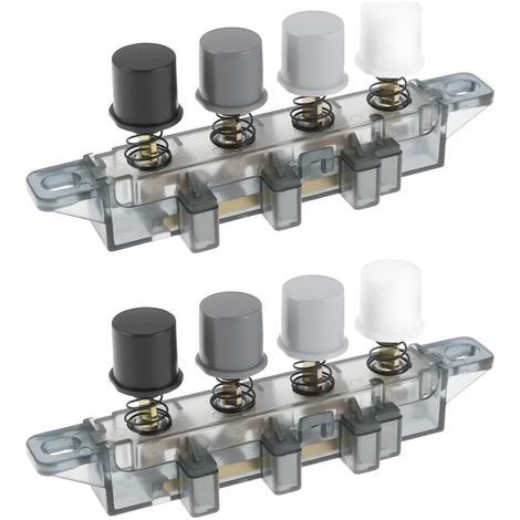 Set mit 2 Geschwindigkeitsreglern für Standventilatoren, 4 Tasten, 3 Geschwindigkeitsstufen, kompatibel mit Midea, 10,2 x 6,6 x 1,3 cm (1/5)