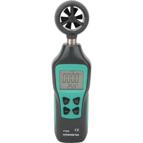 Digital Anemometer Thermometer Handheld Pocket Wind Rate Meter Air Rate Temperature Tester (1/4)