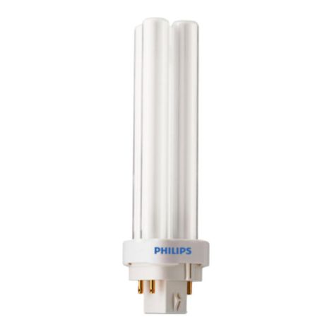 Ampoule PHILIPS basse consommation - 1800 Lumens - 3000 K - G24q-3 - 26W (1/2)