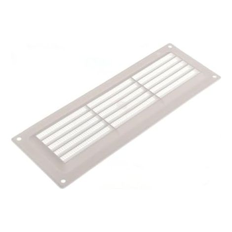 Lot de 20 grilles d'aération fixes en plastique Blanc 9 x 3 cm (1/2)