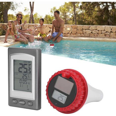 Solarbetriebenes, kabelloses Schwimmthermometer für Pool, Badewanne und Spa (1/5)