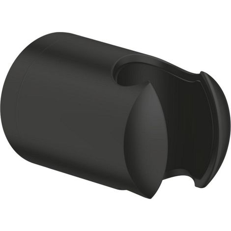 Soporte de pared para teleducha GROHE Vitalio negro mate