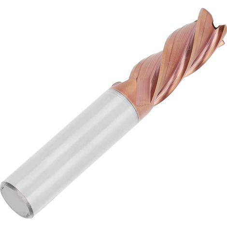 4-schneidiger CNC-Fräser, Wolframstahl, für die Metallbearbeitung, 12 x 75 x 12 mm (Durchmesser). (1/5)
