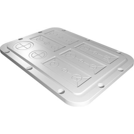 RITTAL Kunststoff-Flanschplatte Größe 5 AX 2565.200