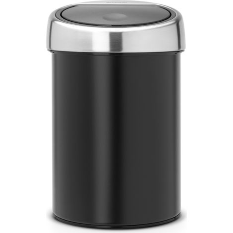 Brabantia Cubo de Basura Touch Bin Negro Mate 3 Litros (1/4)