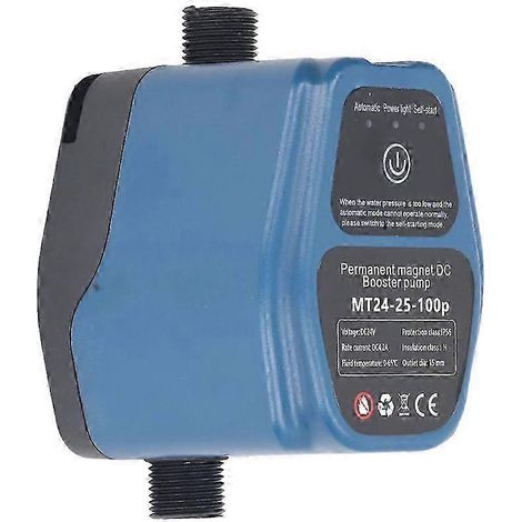 Water Pressure Booster Pump 100w 24v 25l Ip56 Intelligent Sensing Automatic Shower Booster Pump-qm(UK Black) (1/4)