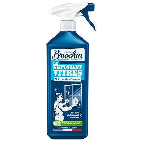 Nettoyant vitre 750 ml – Spray dégraissant certifié Ecocert – Parfum citron et romarin – Pour surfaces vitrées – Maison Briochin (1/3)