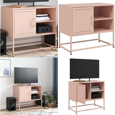Mobile TV Rosa 68x39x60,5 cm in Acciaio - TV in acciaio - TV industriale