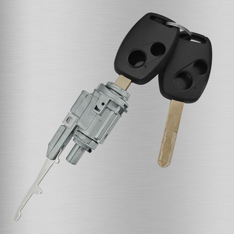 Compatible with Honda ignition lock straight panel 2-button CRV Accord Fit Civic Odyssey ignition lock cylinder 2 keys (1/4)