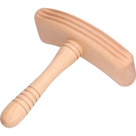 Körpermassageschaber aus Buchenholz, für Nacken, Schultern, Arme und Beine, universell einsetzbar (1/5)