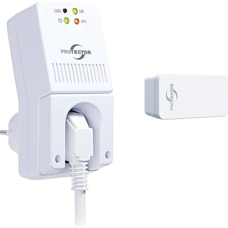 [NEUWERTIG] B-Ware Protector Funk Abluftsteuerung Fensterkontaktschalter Ask 5020 Weiß Batterielos