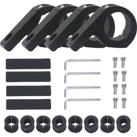 Juegos de herramientas para la instalación de tiras LED de 19-32 mm, abrazaderas para tubos LED, soportes de montaje, soportes de instalación de tiras LED para tubos de parachoques, abrazaderas y abra (1/5)