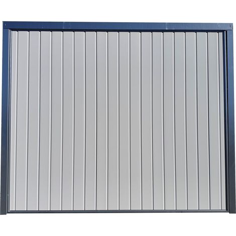 Spadone – Porte de garage basculante motorisée blanche 240x200 cm – Panneaux sandwich 20 mm – Système de verrouillage automatique – Télécommandes incluses