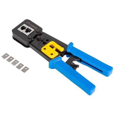 Lanberg NT-0204 Crimpzange Crimpzange Schwarz, Blau (1/4)